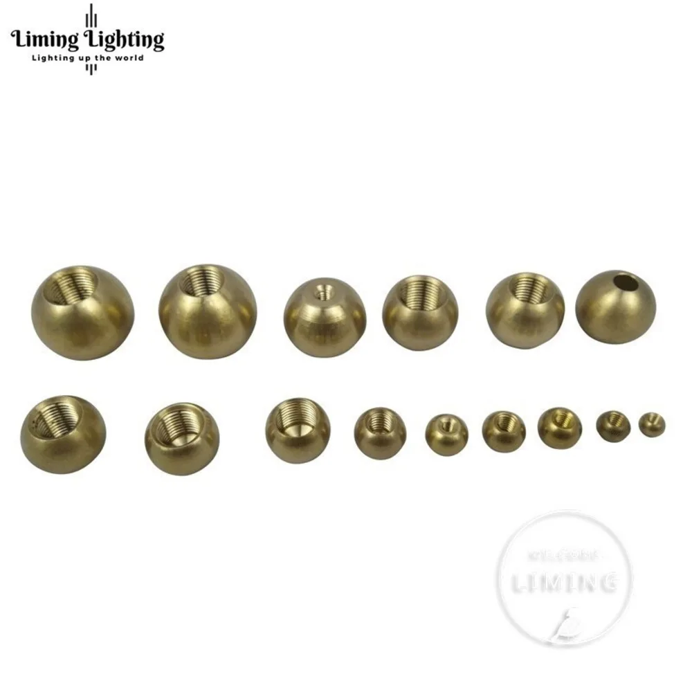 10pcs Copper M12 Within Tooth Ceiling M10 M8 M6 M5 M3 Cap Round Brass female ball Dome head Acorn Nut Parts Lamps Parts Screw