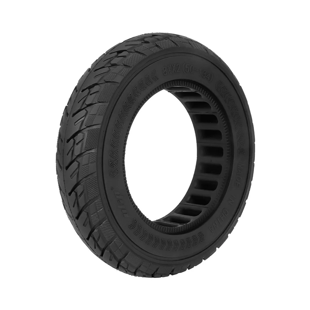 8.5Inch 8.5x2 Off-Road Solid Tire for VSETT 9 9+ ZERO 9 Scooter Wear- Puncture-Proof Tire Parts Black-A68X