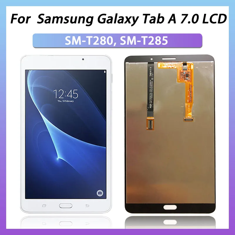 

Test for Samsung Tab A 7.0 2016 T280 T285 LCD Display With Touch Screen Digitizer Assembly for SM-T280 SM-T285 lcd