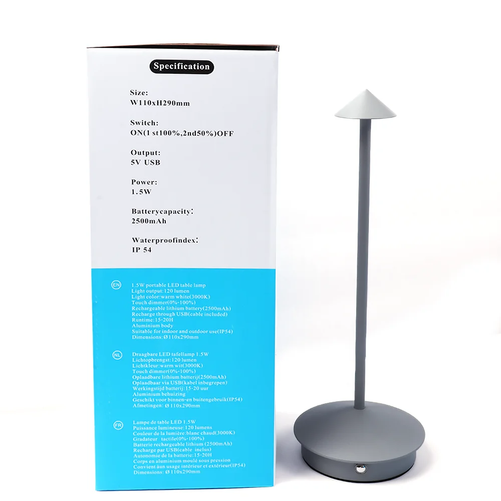 Mushroom Table Lamp Flick Switch Waterproof Reading Light For Hotel Creative Led Table Lamp