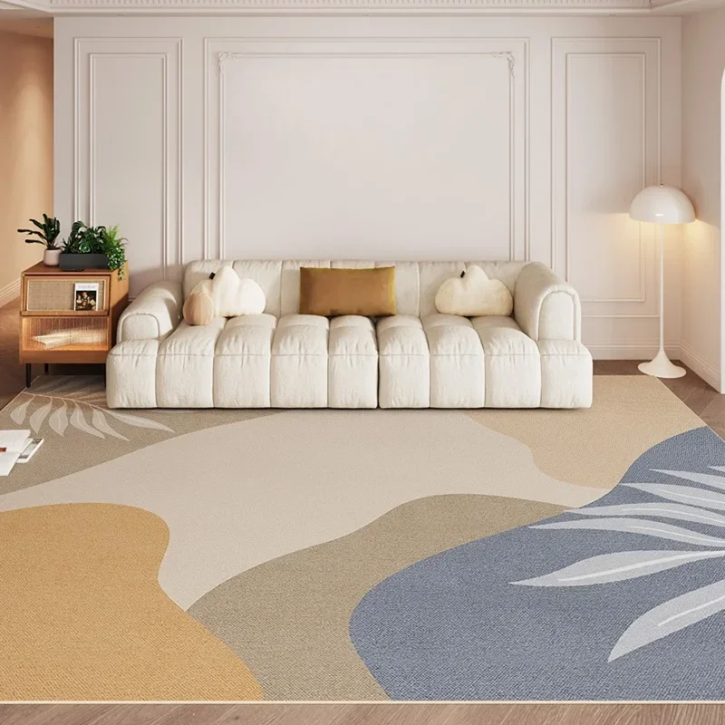 Living Room Carpet Modern Simple Floral Pattern Soft Coffee Table Rug Rectangle Large Area Bedroom Bedside Floor Mat Alfombra 인주