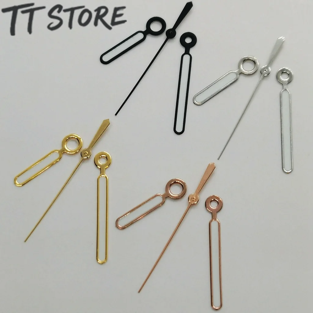 

Luminous Green Nautilus Needle Watch Hands for NH35 NH36 Movement Silver Black Gold Pointer Replacement Accessories for Watches