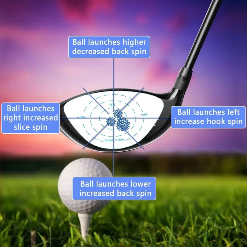 New Design Driver Impact Tape Labels Golf Impact Stickers for Swing Training Irons Putters and Woods