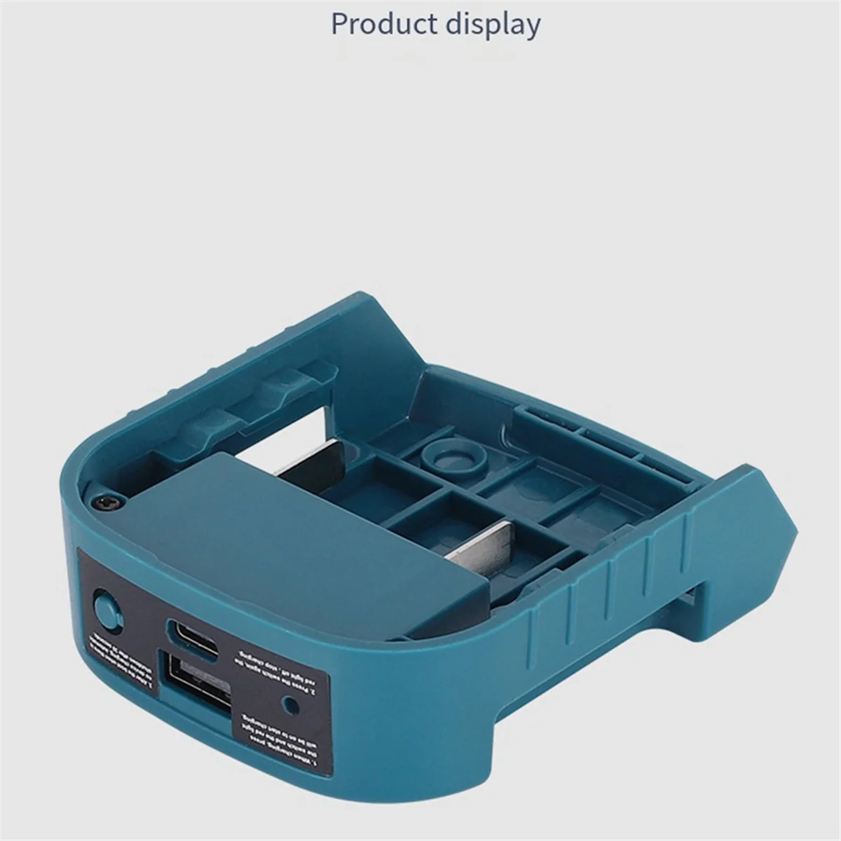 AAA87 para batería de iones de litio Makita de 40V con USB con adaptador de cargador de soporte de batería tipo C adaptador de batería USB para Makita