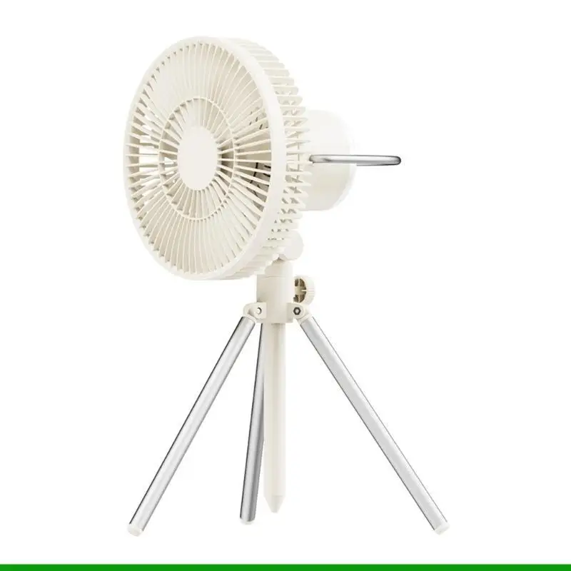 U55C Camping Fan with Remote Control & Light Tent 10000mAh 3 Legs 5-Gear Winds for Outdoor Fishing BBQ with Mobile Power