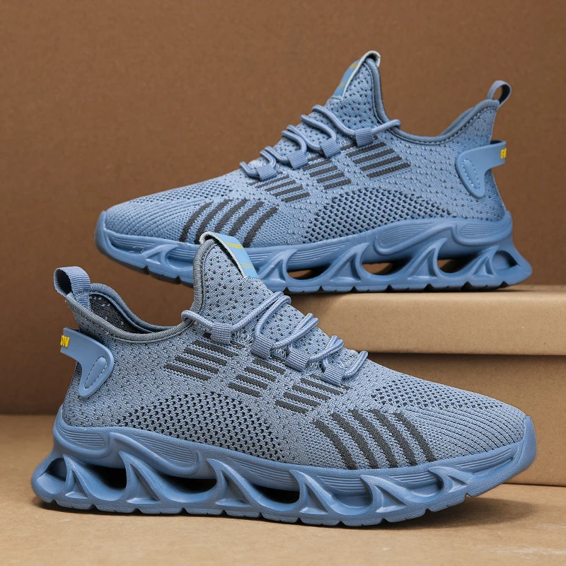 أحذية جري صيفية للرجال خفيفة الوزن أحذية رياضية كاجوال قابلة للتنفس وغير قابلة للانزلاق أحذية مشي مريحة 39-46 ياردة