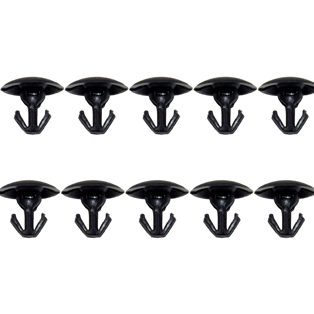 10X Rear Door Rubber Seals Trim Weatherstrip Retainer Fastener Rivet Clips For Nissan Qashqai X-trail Dualis Rogue Sport 2013 -