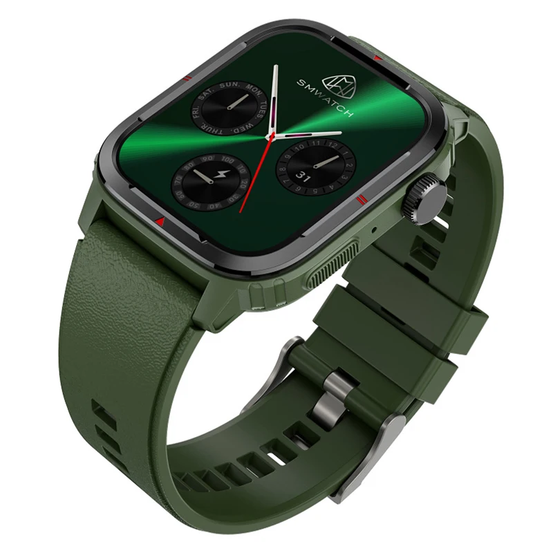 

New Minimalist Bluetooth Call Music Playback Temperature Heart Rate Monitoring Oximeter Sports Wearable Device Smart Watch