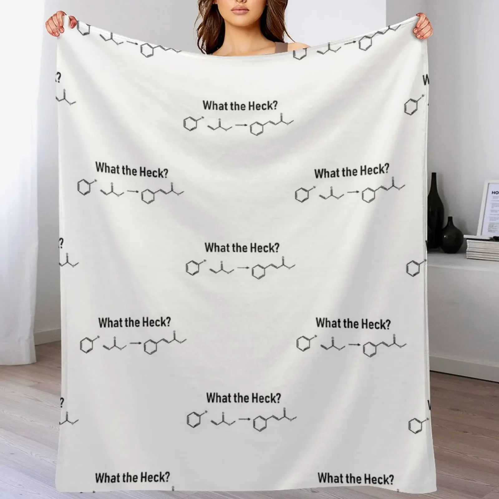 Heck reaction Throw Blanket Warm Throw Blanket Gift for Anniversary