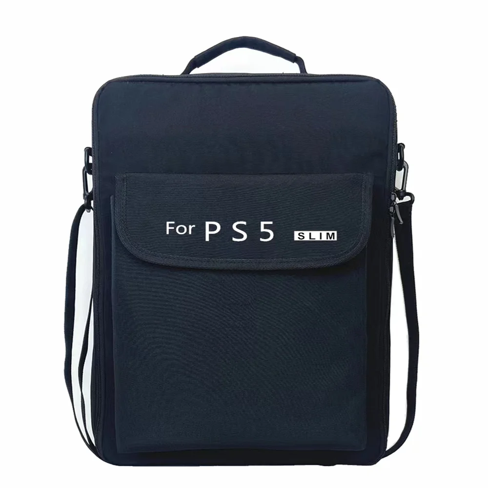 ps5-スリムポータブル旅行スーツケース収納袋ハンドバッグプレイステーション-5-スリムゲームコンソールアクセサリーショルダーバッグ収納バックパック