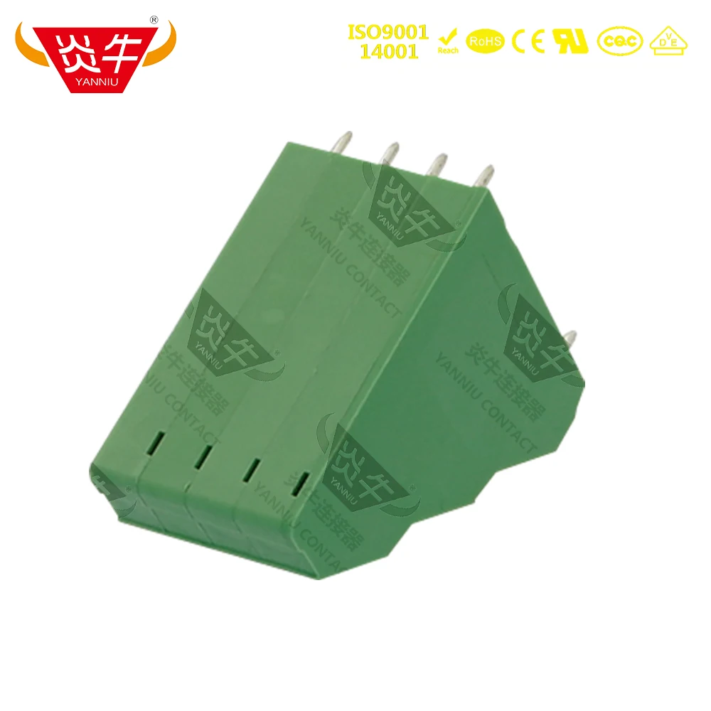 10Pcs  KF736A3 KF736B3  5.0mm  Three Layer Spring Terminal Block  YANNIU YN736A3/DG245H3/ZFK3DS1.5