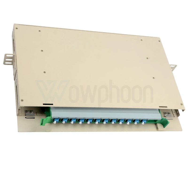 Outdoor Fiber Optic Patch Panel, 12 Port ODF Optical Distribution Frame SC, LC, FC, ST, 12 Core, SM Wall Mount, FTTH, Customized