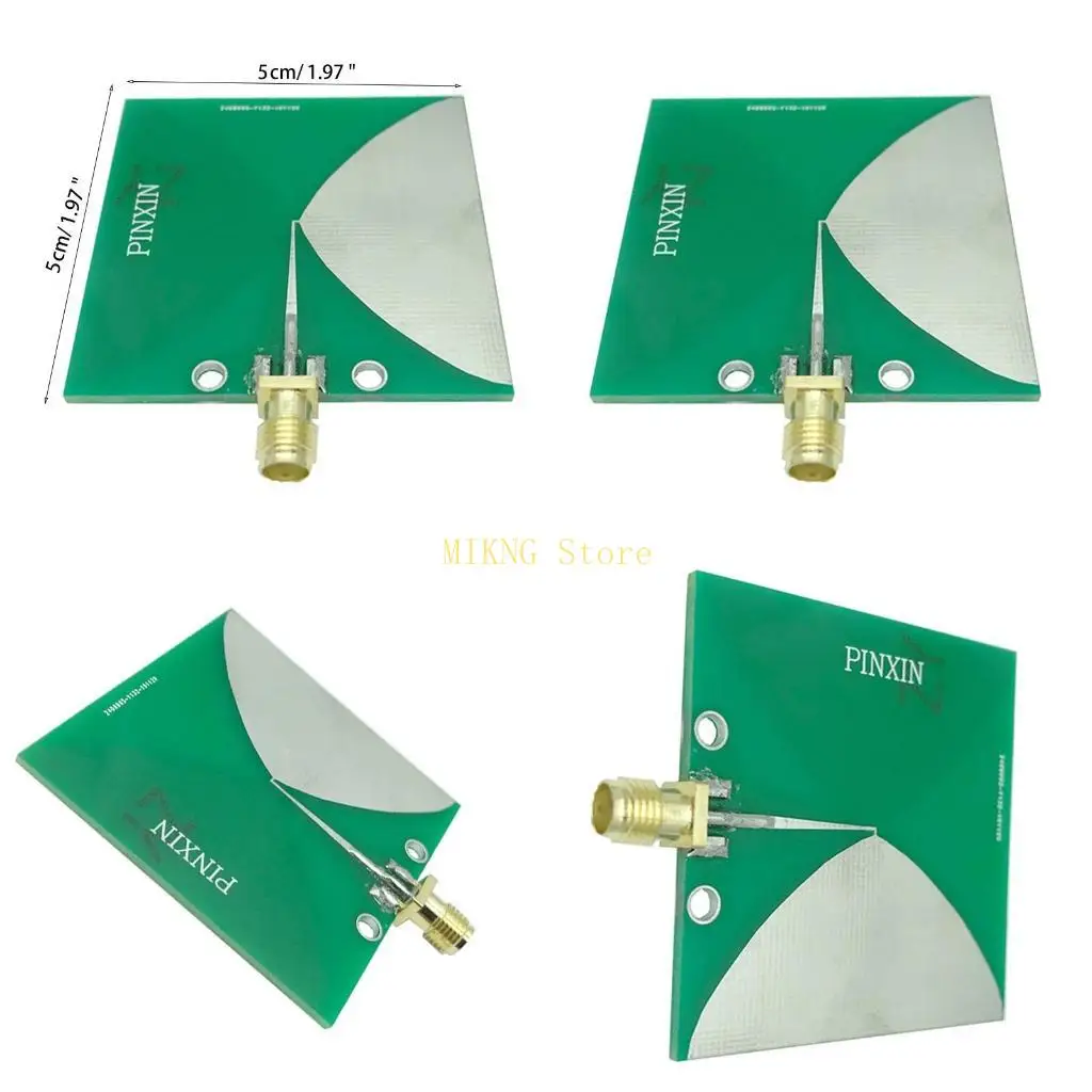 2.4-5.8GHz 5W 3.5dbi UWB Directional High Gains Wideband TEM Antenna Ultra-wideband Dipole Antenna Easy to Use best sale