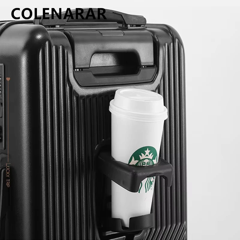 COLENARA USB Charging Luggage Front Opening Laptop Boarding Case Multifunctional Trolley Case 20