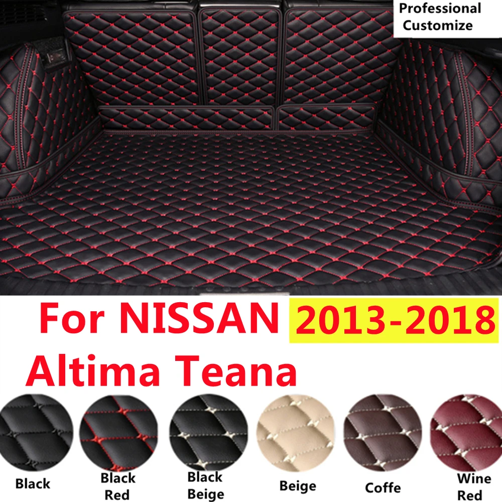 

Полный комплект, подходит для NISSAN Altima Teana 2018-2013, автомобильные фитинги, коврик для багажника автомобиля, подкладка для багажника, задний карго, XPE кожа