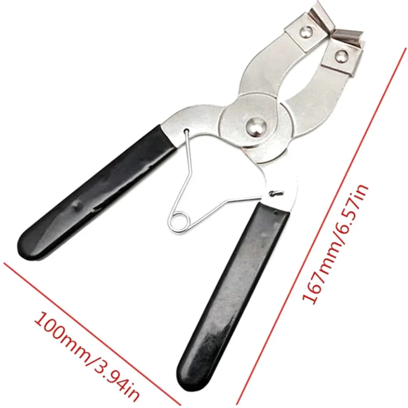 Piston Ring Installer Piston Ring Plier Piston Ring Compressor Tool Stainless Steel Vehicle Maintenance Clamp Durable Engine