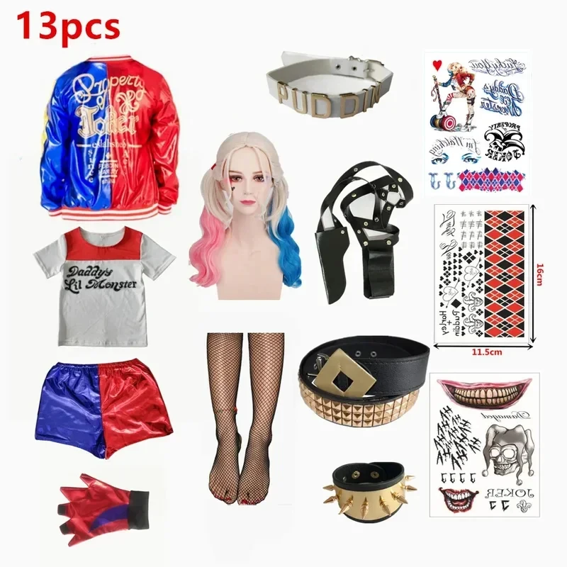 ABC123Halloween Çocuklar Yetiş - Anime Harley Quinn Cosplay incelemesi ve fiyatı