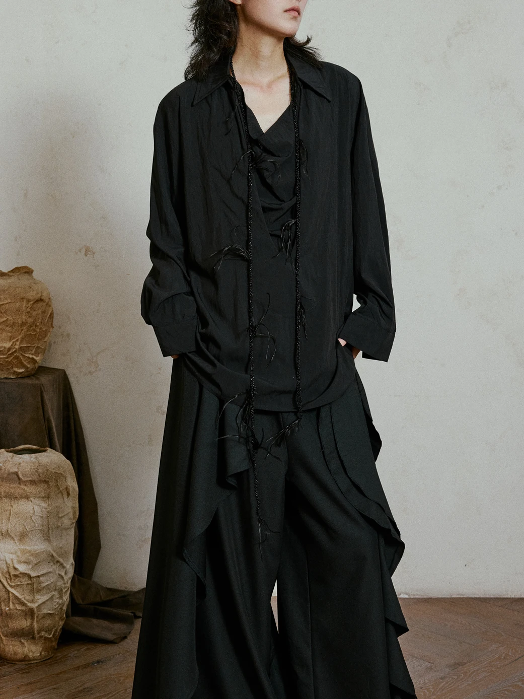 

SUNYVONNE Long Sve irt для похудения, свободный крой, универсальный дизайн, осенняя одежда, футболка с вариантами цвета, повседневный женский топ