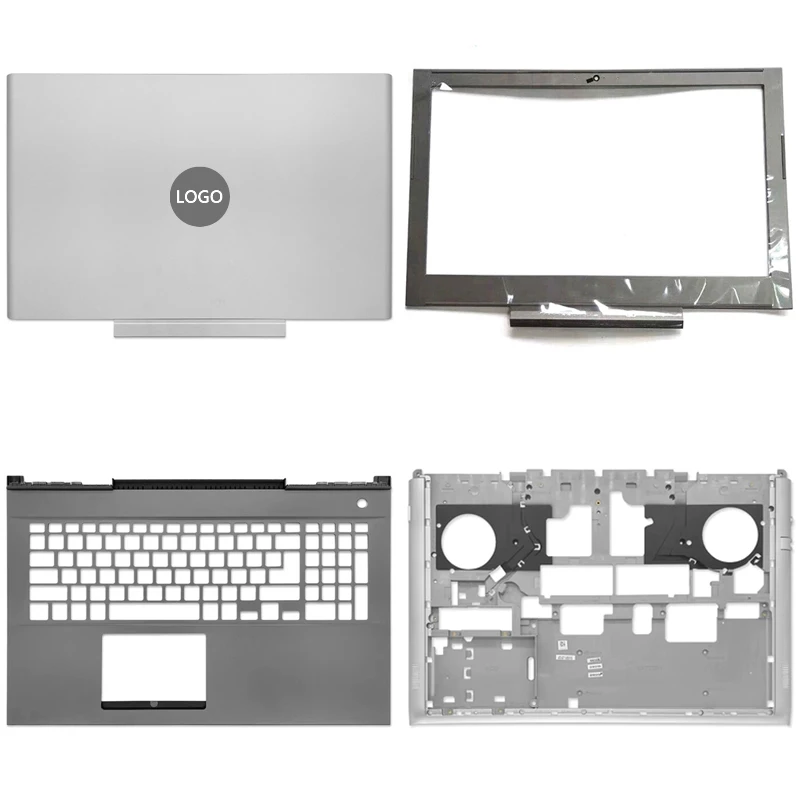 

New For Dell Vostro 15 7570 7580 V7570 V7580 Laptop LCD Back Cover Front Bezel Upper Palmrest Bottom Base Case Keyboard Hinges