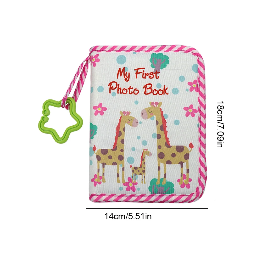 아기 사진 앨범 부드러운 천 유아 사진첩 아기 기억 앨범 귀여운 사진 앨범 가족 신생아 샤워 파티 기념품