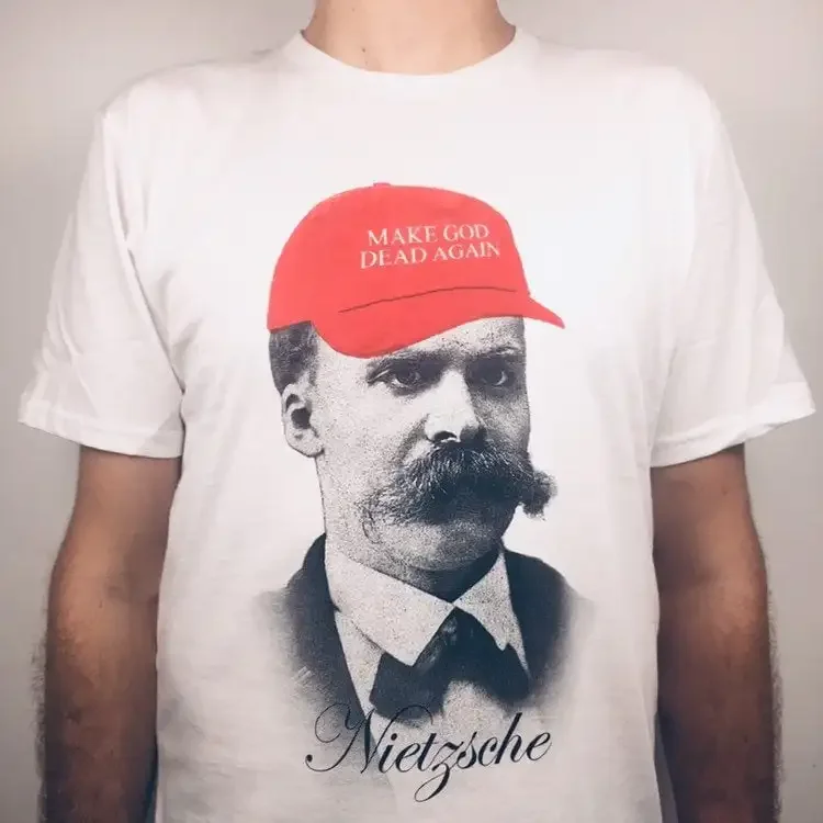 Nietzsche T-shirt: Make God Dead Again organic Cotton