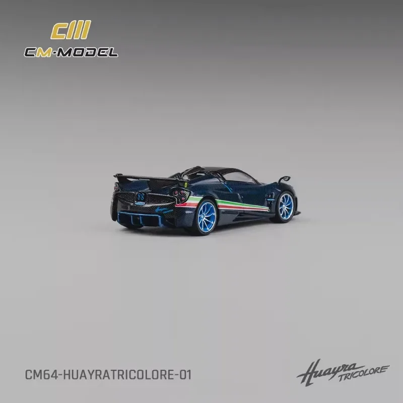 CM Model 1/64 Pagani Huayra Tricolor Legering Speelgoed Motorvoertuig Diecast Metaal Model Geschenken