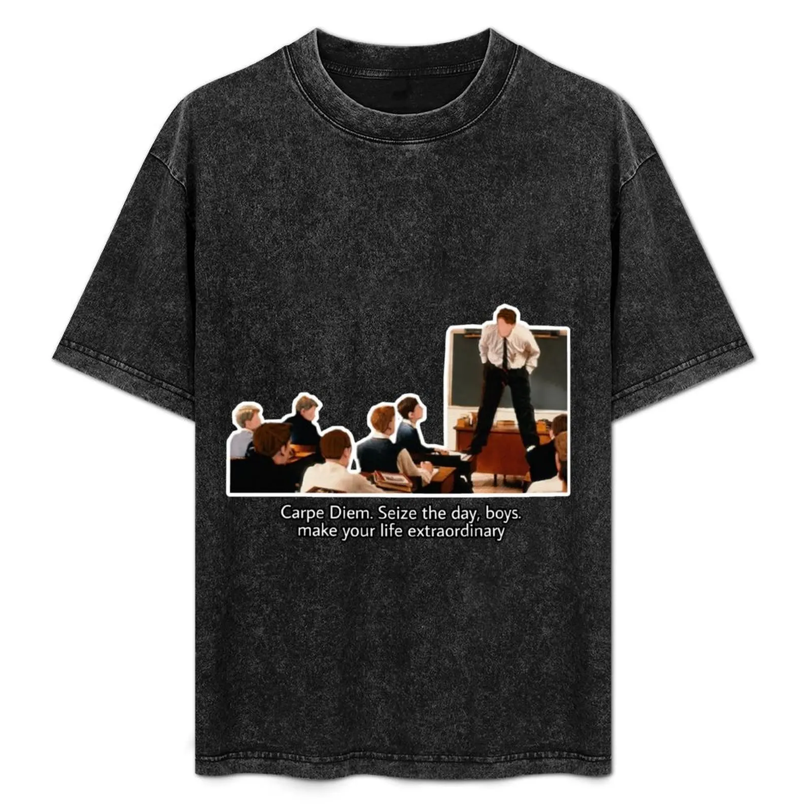 

dead poets society T-Shirt cotton graphic tees for a boy men t shirts high quality