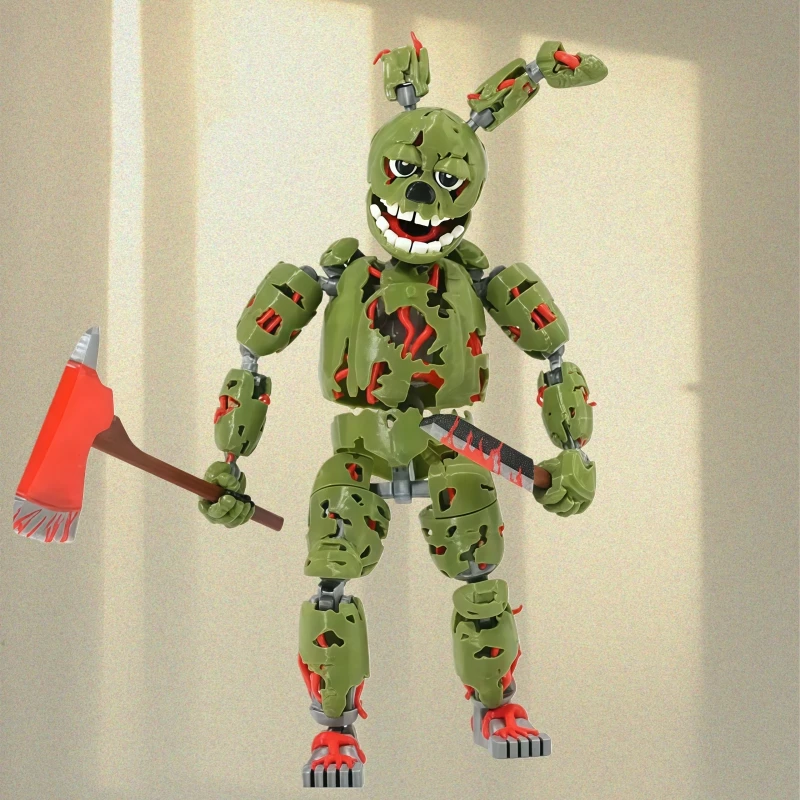Cinque notti stampate in 3D al Harem 3 Springtrap T13 Action Figure Nave rimovibile multi-giunto entro 30 giorni