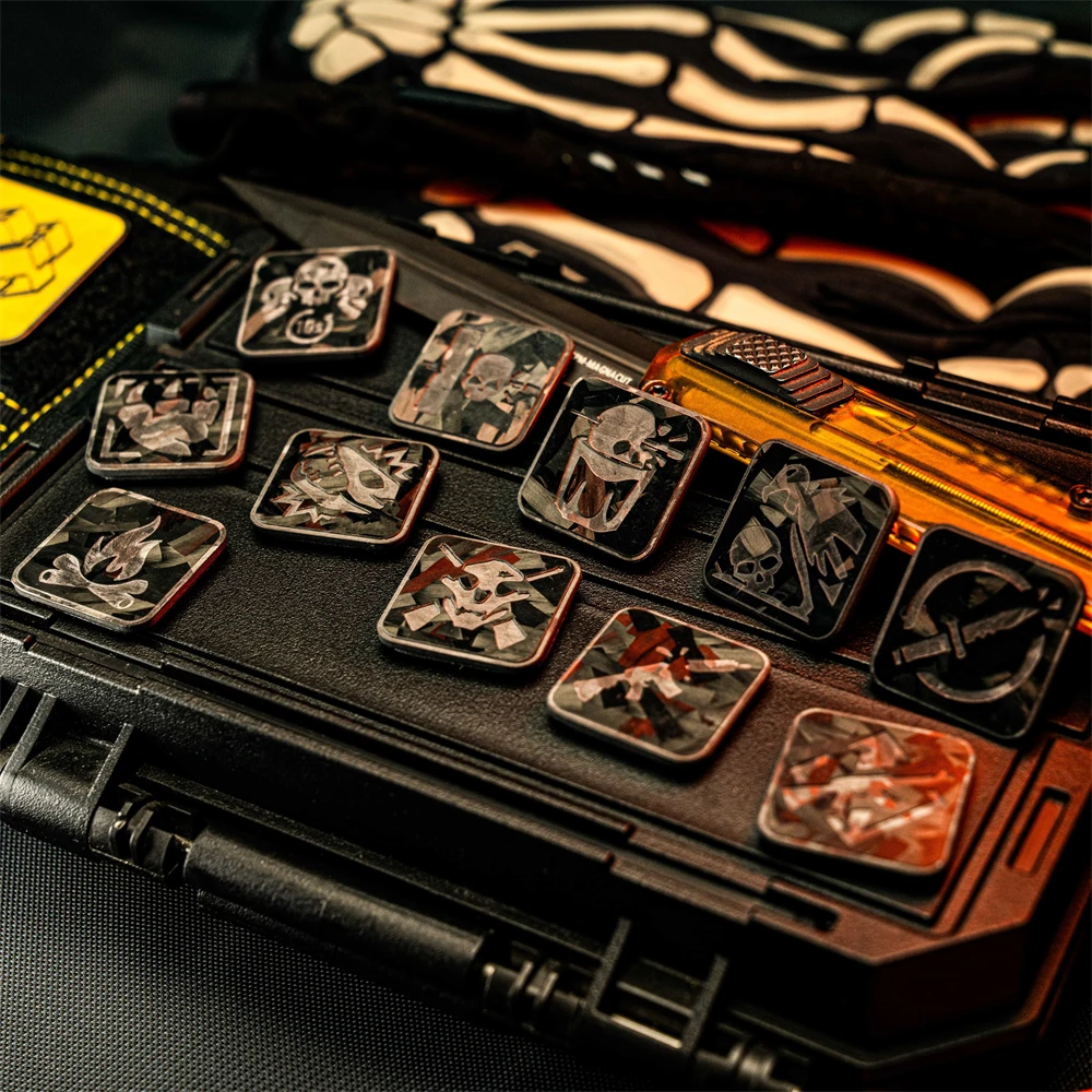 Parche táctico Stalker fibra de carbono para caza Chimera artesanal - imagen 4