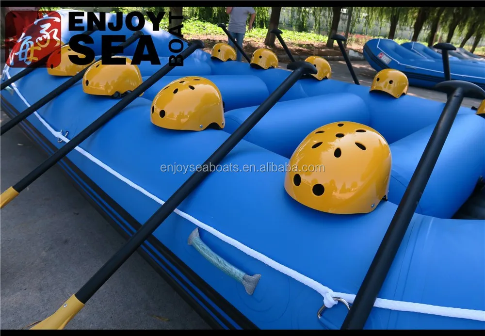 2025 Outdoor Inflatable Whitewater Rafting Boat, 0.9mm PVC Durable Power Component For River Drifting Water Adventure