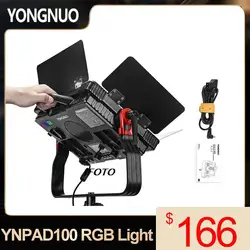 Yongnuo YNPAD100 RGB Full Colour Adjustable Colour Temperature LED Fill Light 100W Atmosphere Photography Lights