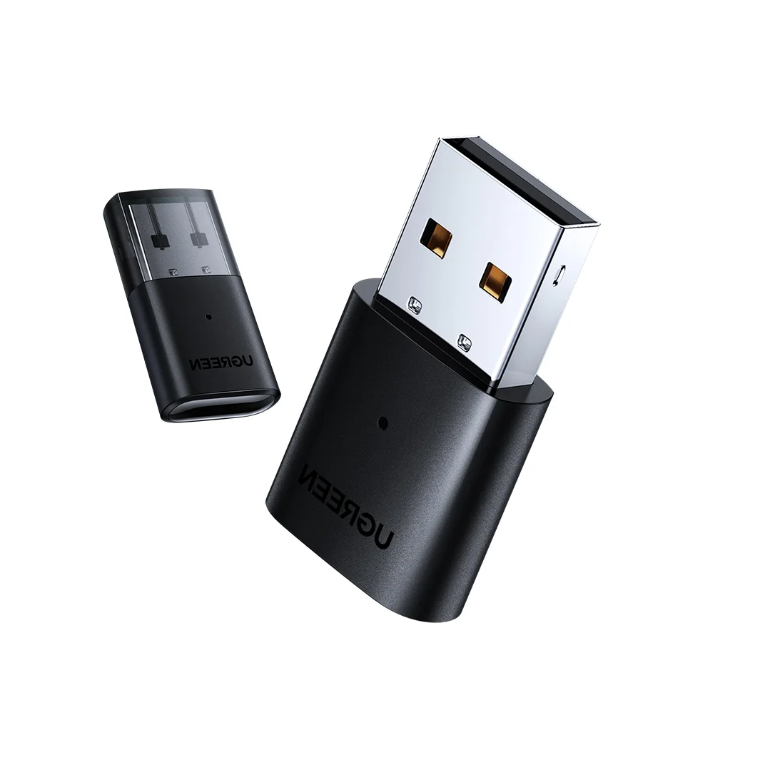 UGREEN USB Bluetooth Adapter for PC Bluetooth 5.0 Receiver Dongle Mini Size Wireless Computer Adapter