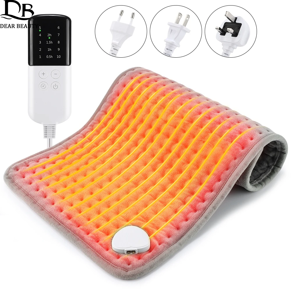 Electric Heating Blanket 10 Level Fast Heating Pad Legs Abdomen Foot Hand Winter Warmer Heated Mat Thermal Blankets For Bed Sofa