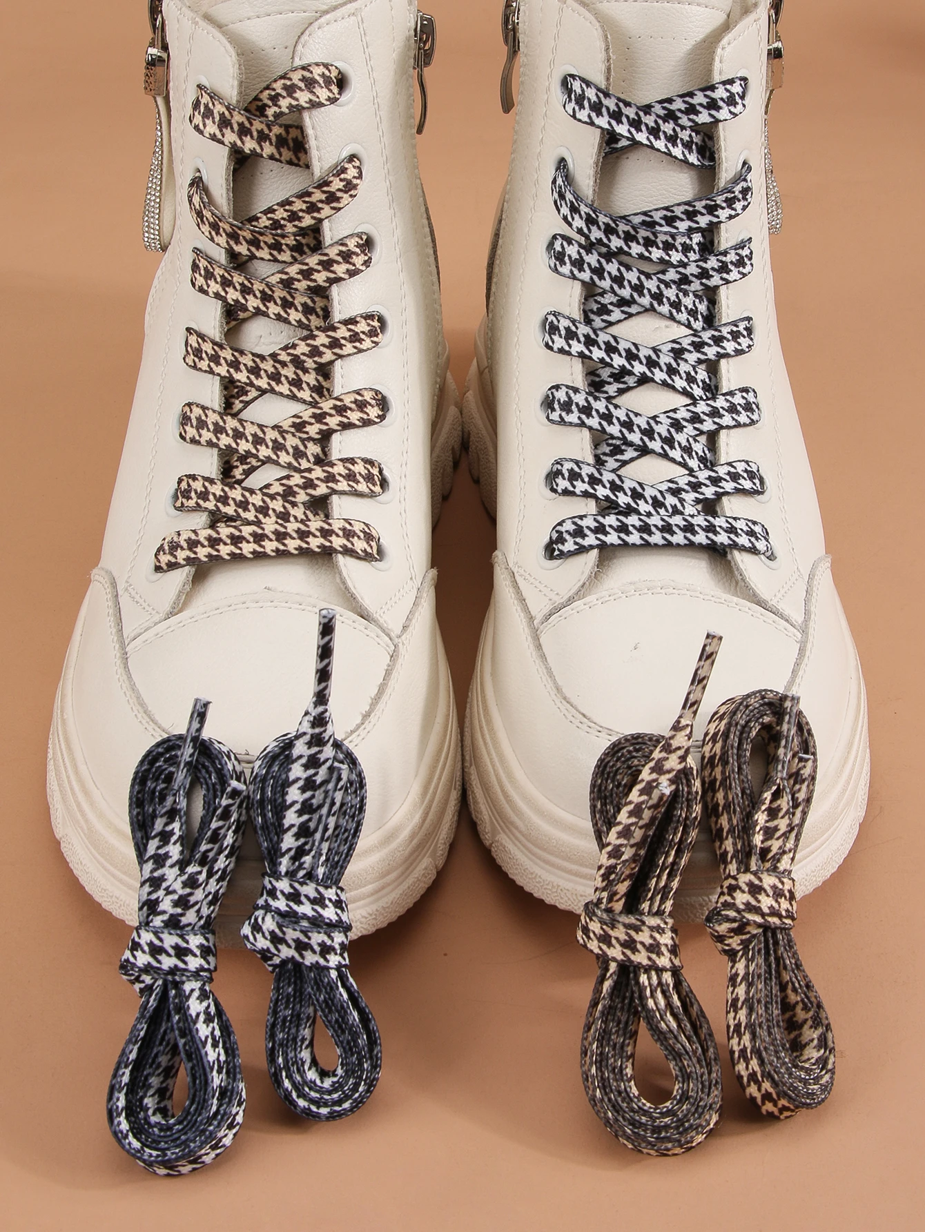 1 Paar personalisierte Vogelgitter-Schnürsenkel für Männer und Frauen, geeignet für Sportschuhe mit mehreren Schuharten – Detail 9