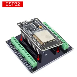 ESP32 ESP-32S Expansion Board CP2102 NodeMCU-32S Lua 30Pin Module GPIO ESP32 WiFi Bluetooth-compatible Low Power Module