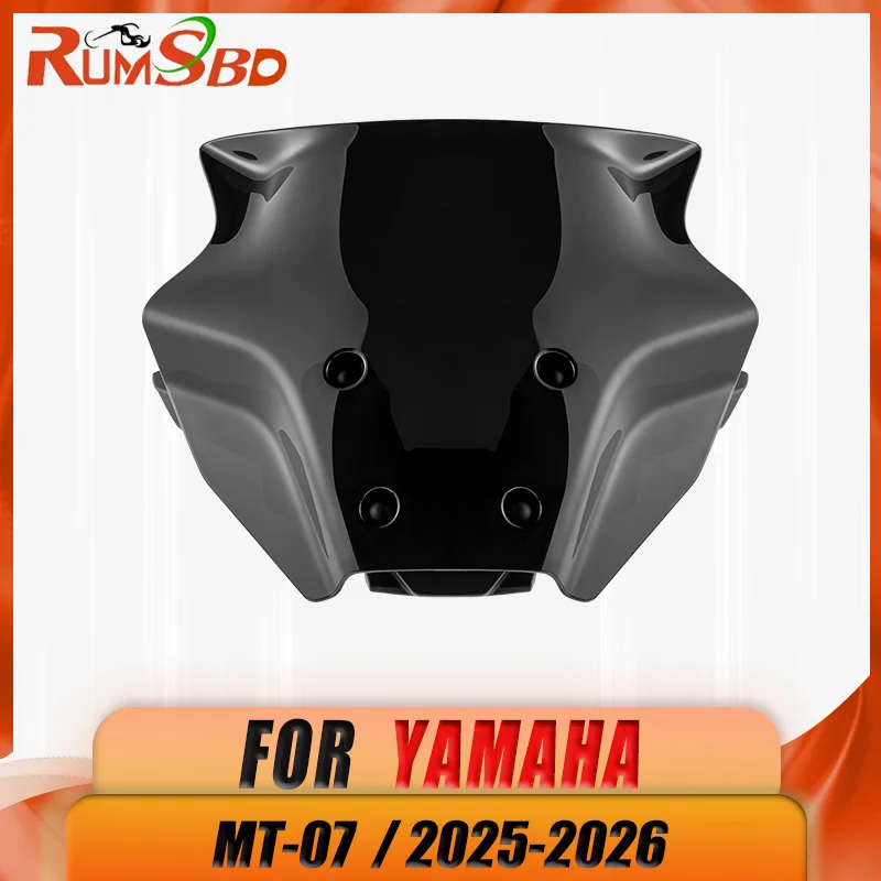 

For Yamaha 07mt MT07 2025 2026 Windscreen Windshield Visor Wind Deflector Shield Screen Accessories