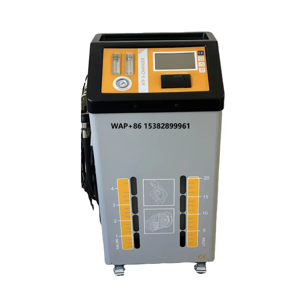

Fully Automatic Steel Transmission Fluid Change Machine ATF-7800 AC/DC 25L Oil Tank 0-150psi Pressure Gauge