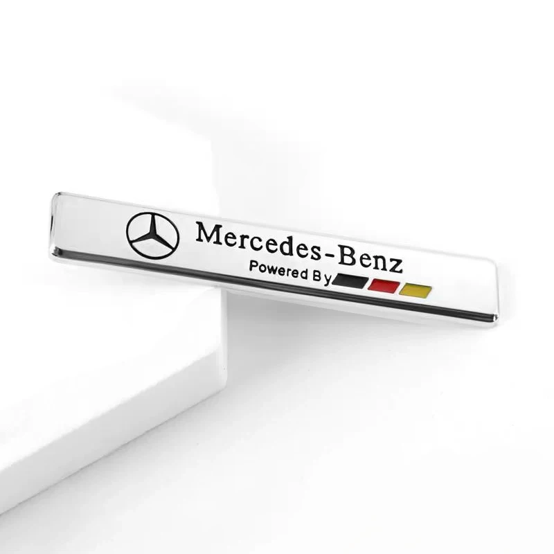 1Pcs Metal Car Emblem Sticker Badge Decal For Mercedes Benz AMG W206 W210 W213 W205 W212 W211 W214 W203 W204 W140 W223 W169 W176