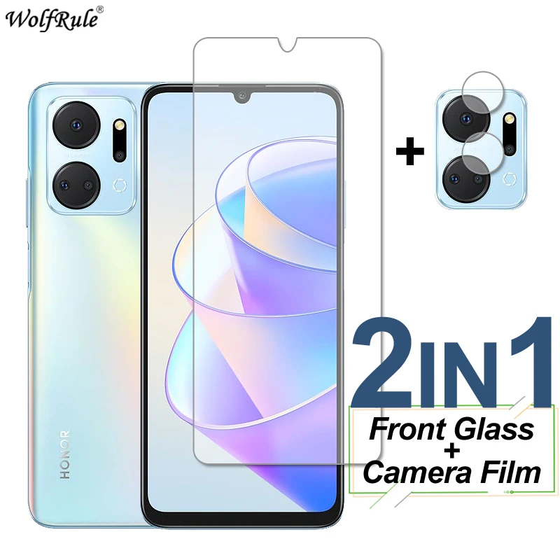 Glass For Honor X7a Screen Protector Protective Tempered Glass Phone Camera Lens Film Honor X7a X7b X8a 90 70 Lite X5 X6a X6 X6S