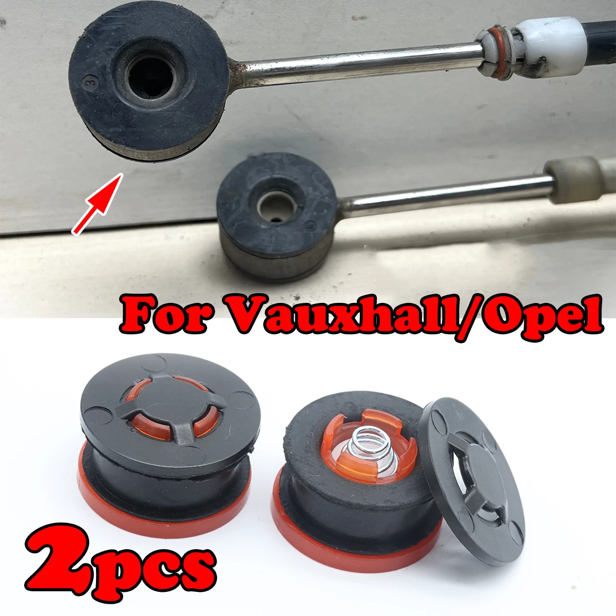 2set Gear Shift Cable Linkage End Rod Bushing Adapter Gromme Manual Transmission For Vauxhall/Opel Astra Insignia Vectra MOKKA