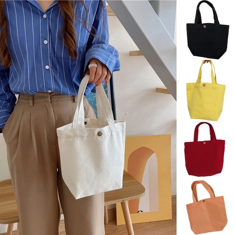 Large Capacity Canvas Tote Bags For Work Commuting Carrying Bag College Style Student Outfit Book Shoulder Bag