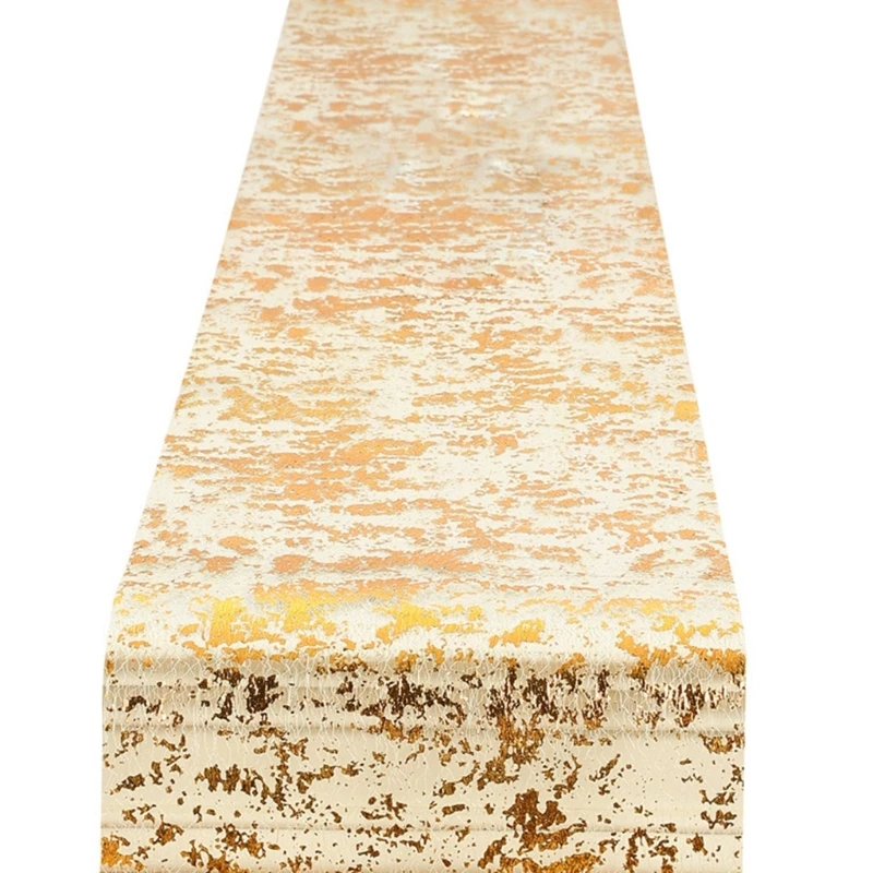 골드 테이블 러너, 28CM×10M, 반짝반짝 빛나는 식탁보 장식