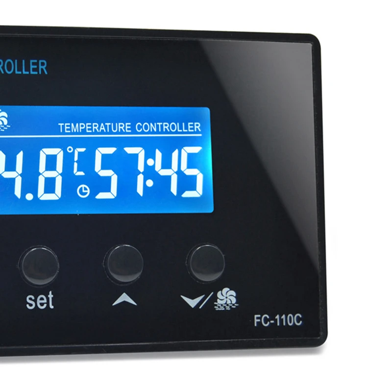 FC-110C 230V10A LCD ساونا صغيرة غرفة القدم سبا تحكم في درجة الحرارة الرقمية مع العد التنازلي الموقت منظم ترموستات