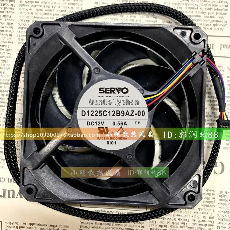 

NEW ORIGINAL D1225C12B9AZ-00 DC12V 0.56A 12025 120*120*25 mm COOLING FAN