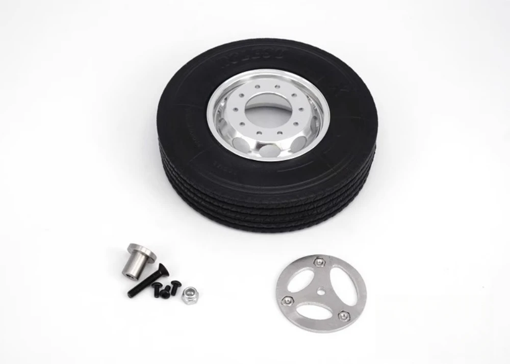 1/14 Tractor Trailer Spare tire Mount sets fit Tamiya R470 R620 R730 770S 56368 RC Truck 1 14 Radio Control toy