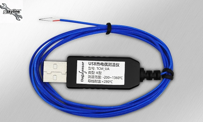 K-Type Thermocouple Temperature Measuring Instrument, Multi-Channel Data Logger With PC Software Monitoring & Temperature Graph