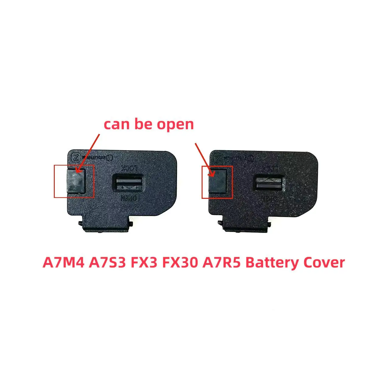 New Battery Cover Door for Sony A7M4 A7S3 A7R5 FX3 FX30 Battery Cover Shell