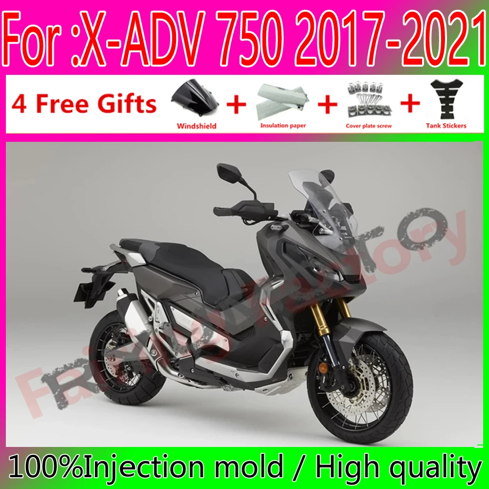 For Honda X-ADV XADV 750 2017 - 2020 2019 X-ADV750 Full Fairing Injection Bodywork Kit Cowl Panel Cover Motorcycle Accessories