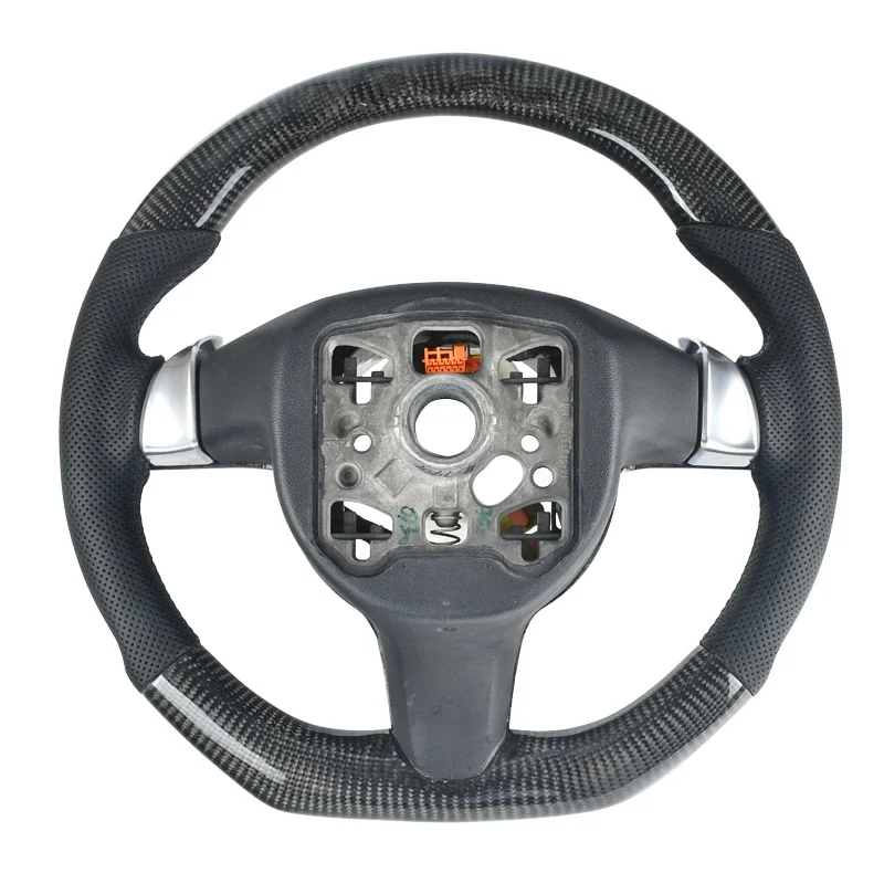 For Porsche Steering Wheel Custom For Paramela Macan Cayenne Cayman 718 911 918 Taycan Carbon Fiber Steering Wheel