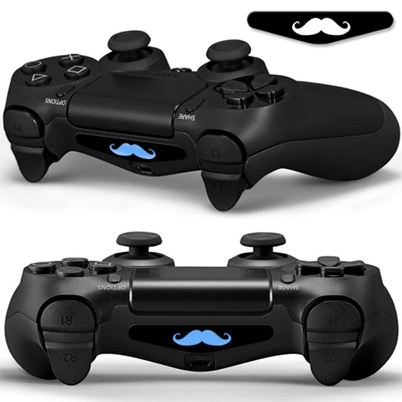 P5ED 1PC Handle Sticker For   4 Game Controller Light Bar PVC Decals